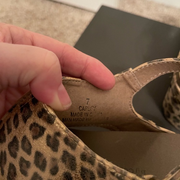 CORKY’S Animal Print Wedge Sandals - Picture 5 of 5